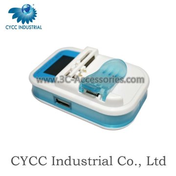 China mobile phone lcd universal charger rechargeable travel charger for batteries