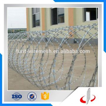 Galvanized Razor Barbed Wire