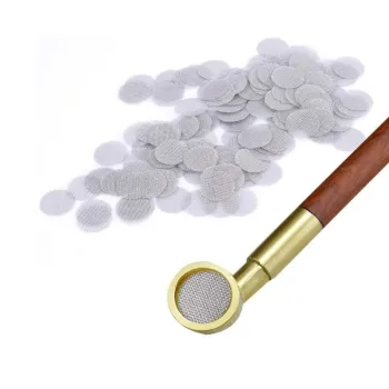 Frosted Metal Mesh Filter Slice for Smoking Pipes (60-64)