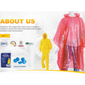 Colorful LDPE Adult Rain Ponchos