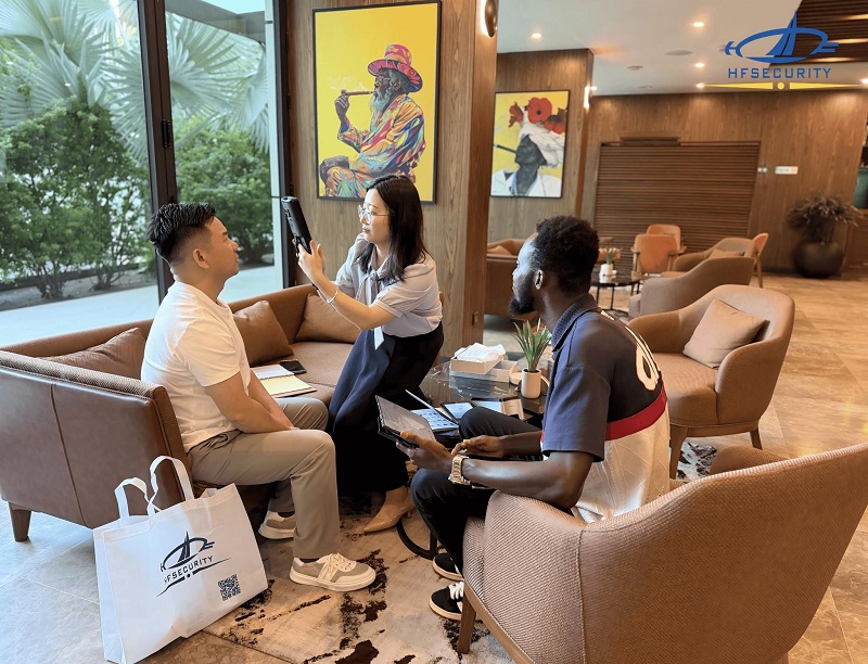 HFSecurity Arrives in Côte d'Ivoire, Embarking on a Visit and Exhibition Tour with Core Biometric Solutions