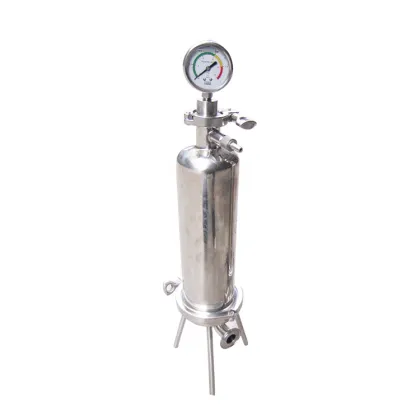 Food Grade Stainless Steel 304 316 Industrial Air and Steam Filter Housing for Hot Gases