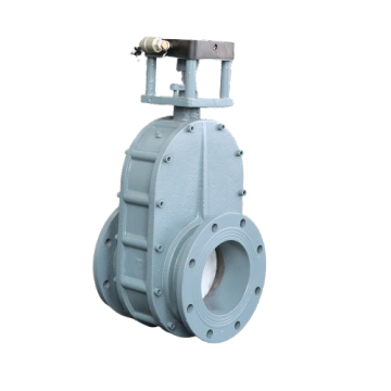 Válvula neumática de doble compuerta para descarga de silo