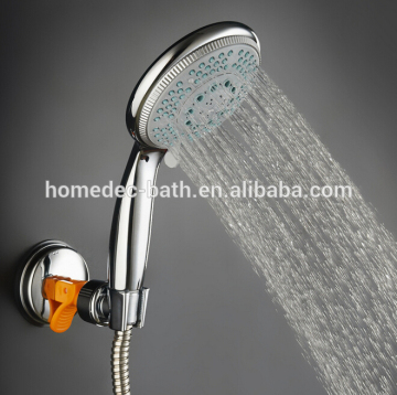 Bathroom Chromed ABS 5 functions hand shower with on-off button