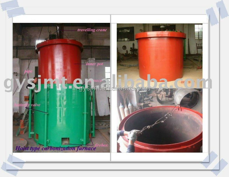 Smokeless Coconut Shell Activated Carbon Furnace