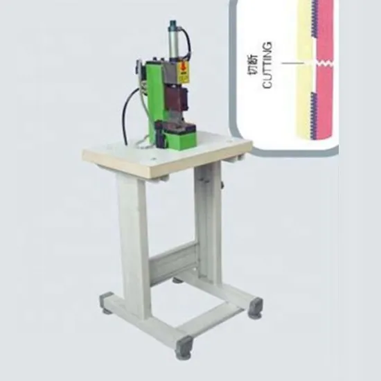 Semi-Auto Zig-Zag Plastic Zipper Cutting Machine