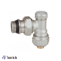 Brass Lockshield Angle Valve for Radiator Systems