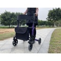 Aluminum Rollator Walker With Seat And Wheels