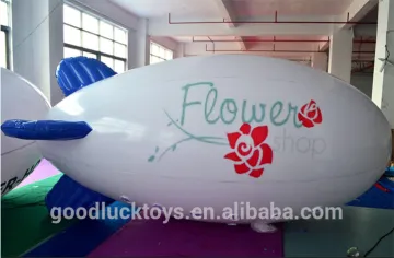 customized logo commercial advertising promotion inflatable sky helium airship / blimp balloon