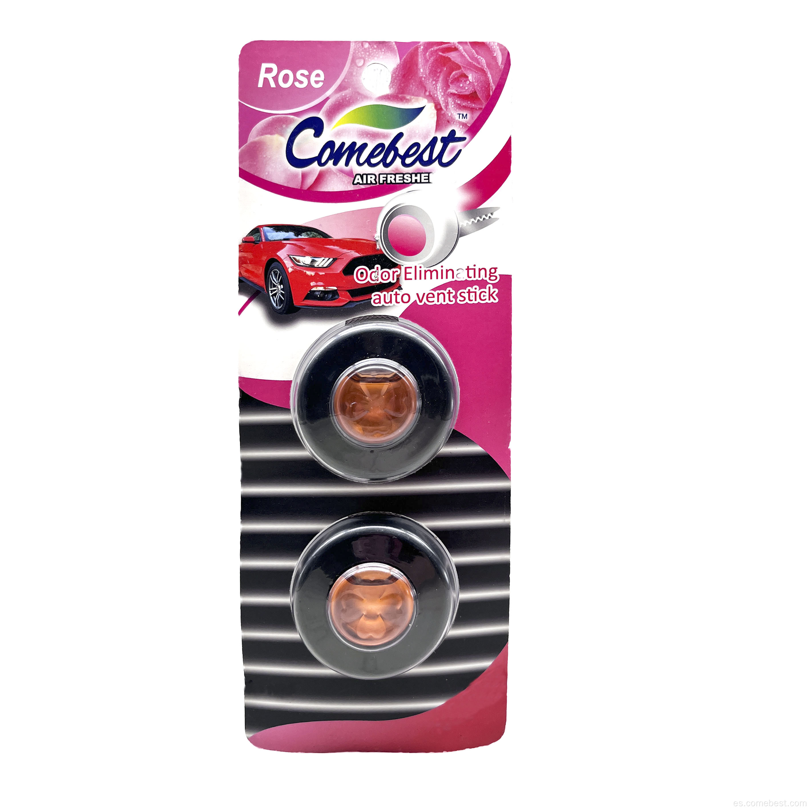 Car Rose Difuser de aceite esencial con clip de ventilación