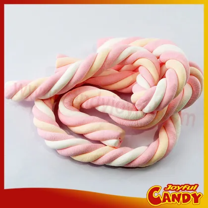 90cm custom flavor long twisted marshmallows wholesale