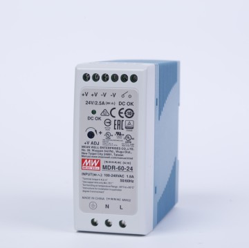 Meanwell MDR-60-24 24V 2.5A Din Rail Alimentatore