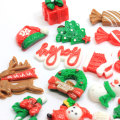 Mixed Resin Design Xmas Beads Charms Flatback Deer Snowman Sweet Candy Christmas Ornament Diy Crafts Jewelry Embellishment