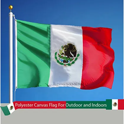 100% Polyester National Mexican Flag
