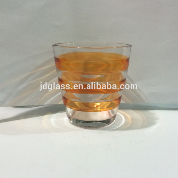 color 6oz straight glass jar