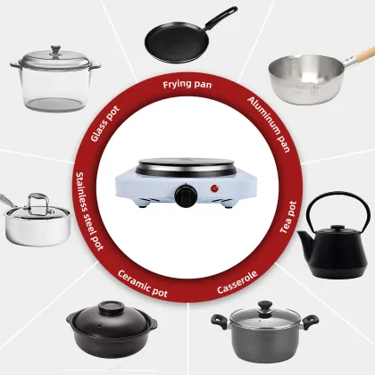 Compact Electric Heating Stove for Easy Home Cooking