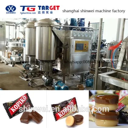 high quality two color and two flavor Kopiko type hard candy depositing line
