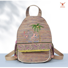 Mei Yi Arts 防水尼龍民族印花大象背包