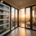 Thermal Break Aluminum Casement Door for Modern Villa Entry