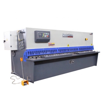 CNC Hydraulic Metal Guillotine Cutting Shearing Machine QC12K-6*3200 with E12S Control System for Sale