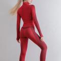 Naadloze legging broek yoga sets voor dames