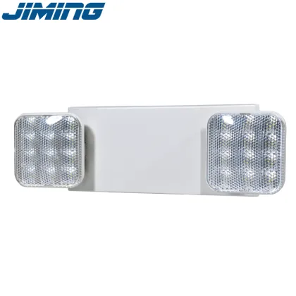 Jiming UL Listed Twin Spot Emergency LED Light JLEU9: Rechargeable DP LED Illumination Solution