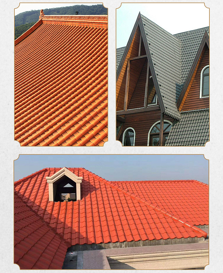 ASA PVC RESIN TILES APPLICATION
