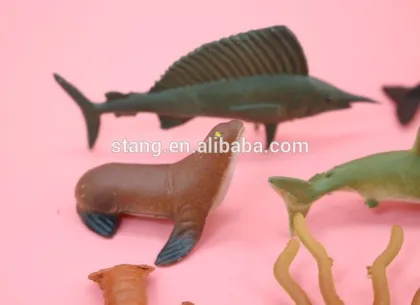 Mini Fish plastic Ocean Animal Small figure Toy Fish