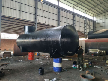 double storage tank oil tank fabrication