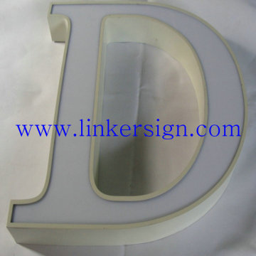 advertising frontlit led letter sign