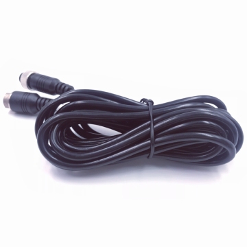 Waterproof Anti-Interference Car-mounted Monitoring Extension Cable 4P Aviation Connector MDVR/Camera/Display Security Protection