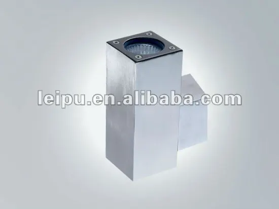 Squred stainless steel spot light