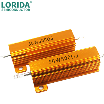 Resistori a guscio di metallo alimentare in alluminio da 50w-100W Resistori Wirewound RX24 DSSRQI (da 0,01R a 100K OHM)
