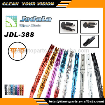 Colorful Plastic Wiper Blade Double windshield