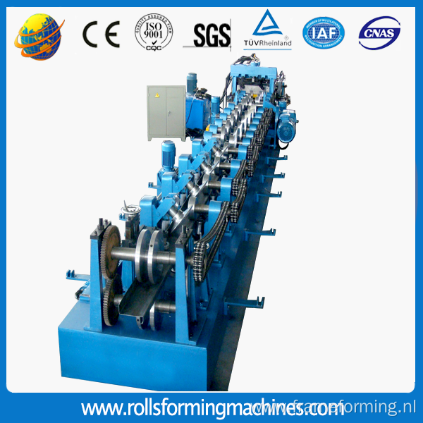metal building bearing materials full automatic c steel purlins machine