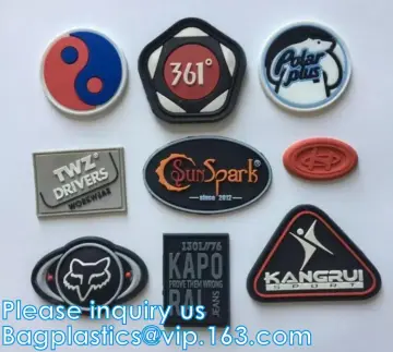Customize 3D Silicone Patch, Garment Label, Apparel Accessories, Clothing Label Tag, Pvc Patch, Rubber Badge