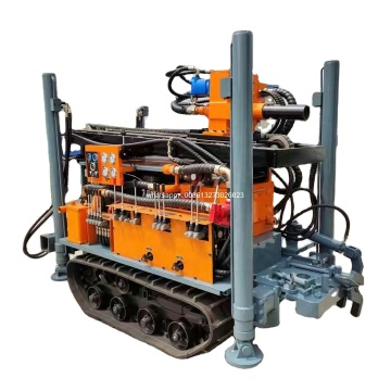 Rubber Crawler Mounted 180m Drill Rig Equipment for Well Water Drilling Machinery