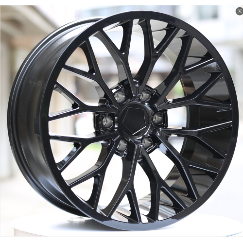 Ruedas de aleación premium pintadas en negro brillante de 20 pulgadas