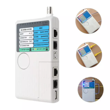 Factory Direct Sales: Network Cable Tester for RJ11, RJ45, USB, BNC, UTP, STP LAN Cables