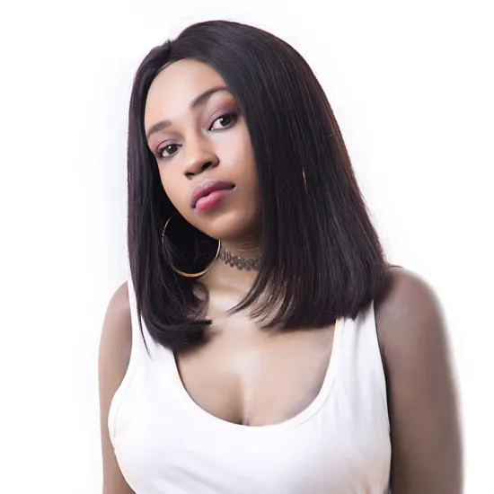 brazilian virgin cuticle aligned wigs human hair short bob lace front wigs colored 100% human hair wigs for black women