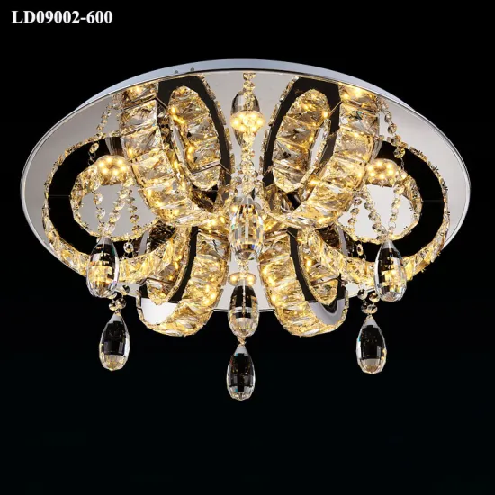 LED modern ceiling crystal lamp