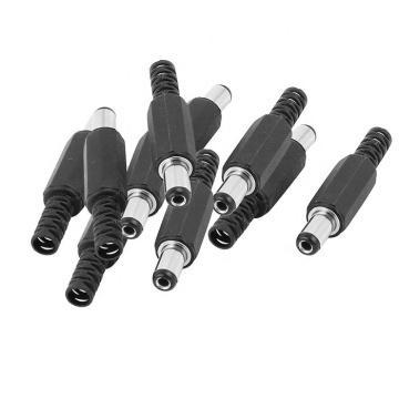 2.1x5.5mm Male DC Power Plug Coll Connector Adapter مع الصوت والفيديو