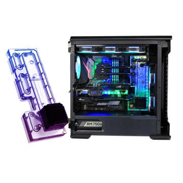 Bykski Distro Plate for PHANTEKS PK518 Case - 240+360 Radiator Water Cooling Loop with 12V/5V RGB Sync