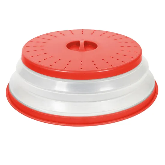 Multifunctional Silicone Microwave Oven Cover: Folding, Heat Resistant, and Ideal for Cooking Various Foods