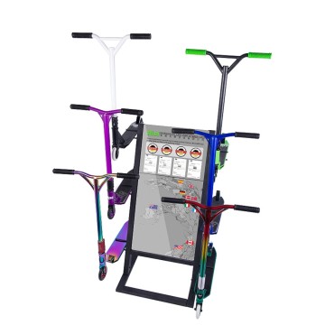 Cheapest price and durable wholesale aluminum 2 wheel stunt scooter steel processing rack parts