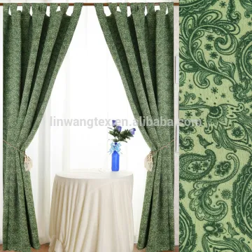 2015 fashionable100% polyester linen like hotel blackout window curtains