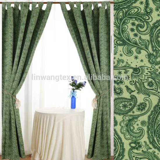 2014 fashionable100% polyester linen like hotel blackout curtain sailing boat printed fabric