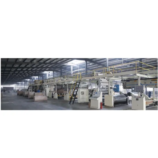 High Speed 5 Ply Corrugated Carton Making Machine Packing Line
