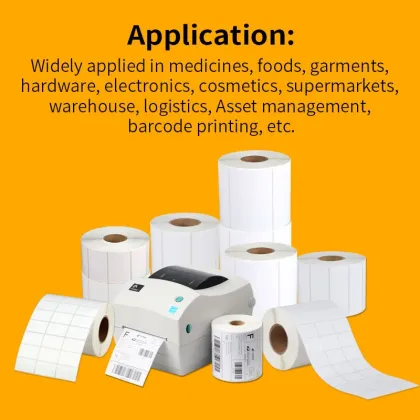 OEM custom printing thermal transfer adhesive label stickers