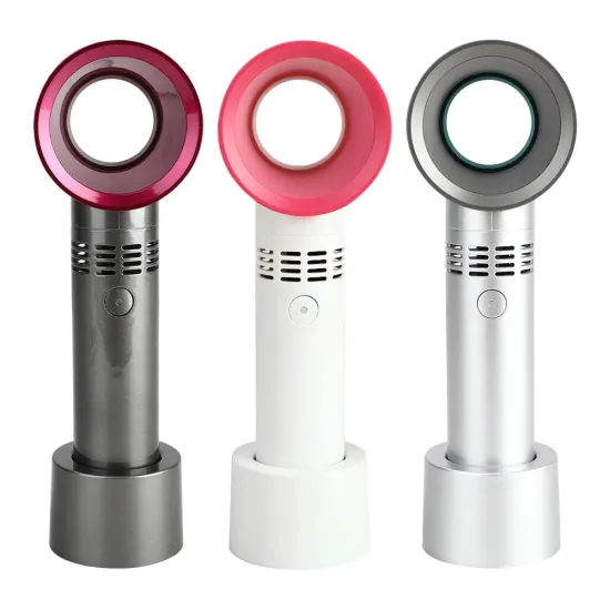 Portable Rechargeable Fan: Outdoor Travel, Bladeless, Foldable, and USB Air Cooling Fan